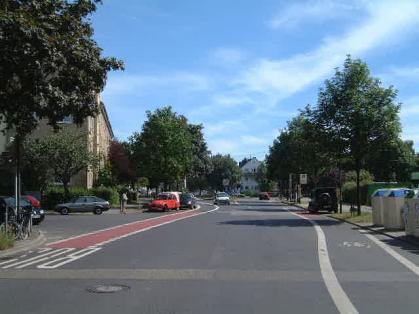  Bild: Kreuzung Fleher Str. / Merkurstr., Richtung Süden 