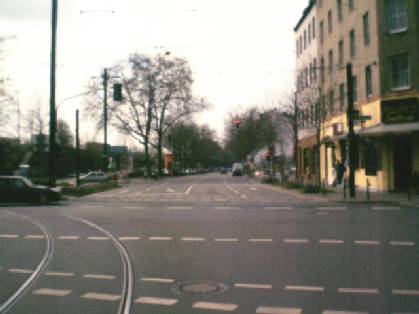  Bild: Kreuzung Friedrichstr. / Bachstr., Richtung Westen 