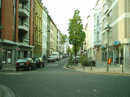  Bild: Kreuzung Jahnstr. / Kirchfeldstr., Richtung Norden 