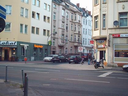  Bild: Kreuzung Philipp-Reis-Str. / Oberbilker Allee, Richtung Norden 