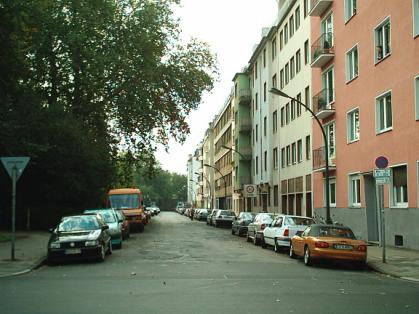  Bild: Kreuzung Bilker Allee / Palmenstr., Richtung Süden 