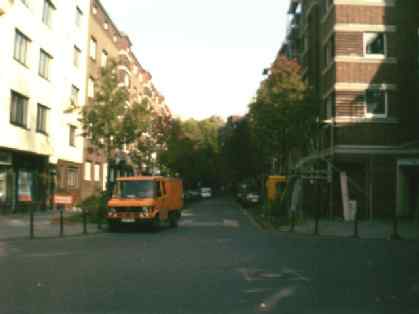  Bild: Kreuzung Planetenstr. / Suitbertusstr., Richtung Norden 